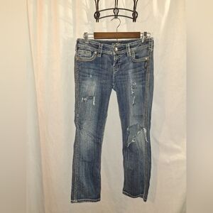 Silver Jeans Twisted Capri Denim